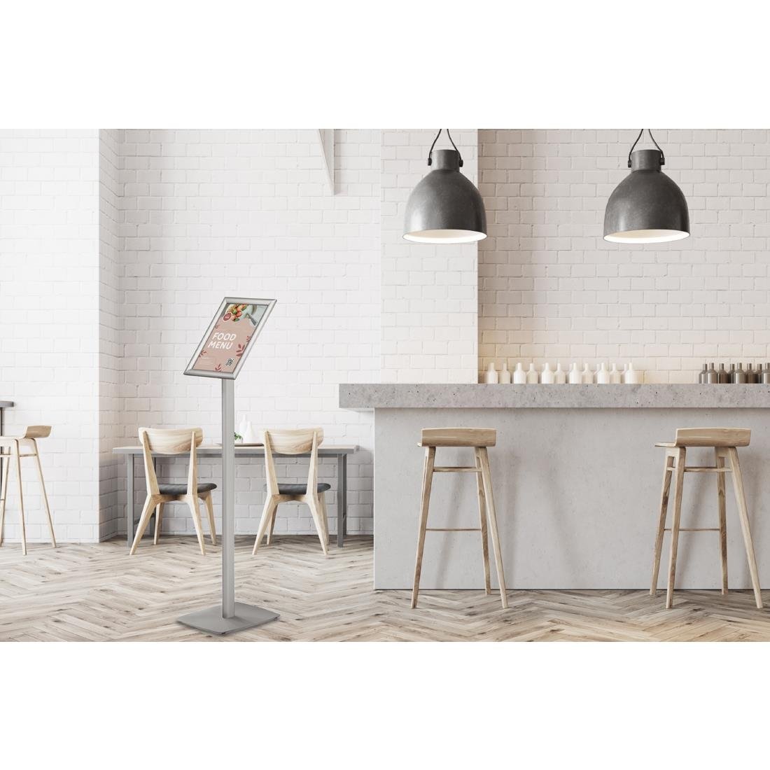 Porte-affiche Europel avec cadre clipsable A4 25mm