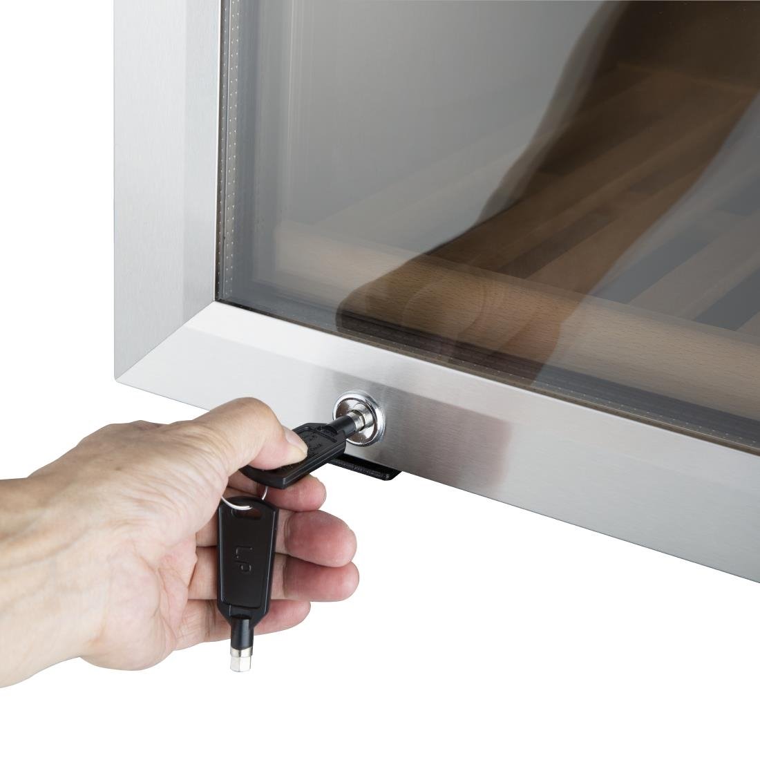 Cave à vin bi-zone Polar Série G inox 126 bouteilles