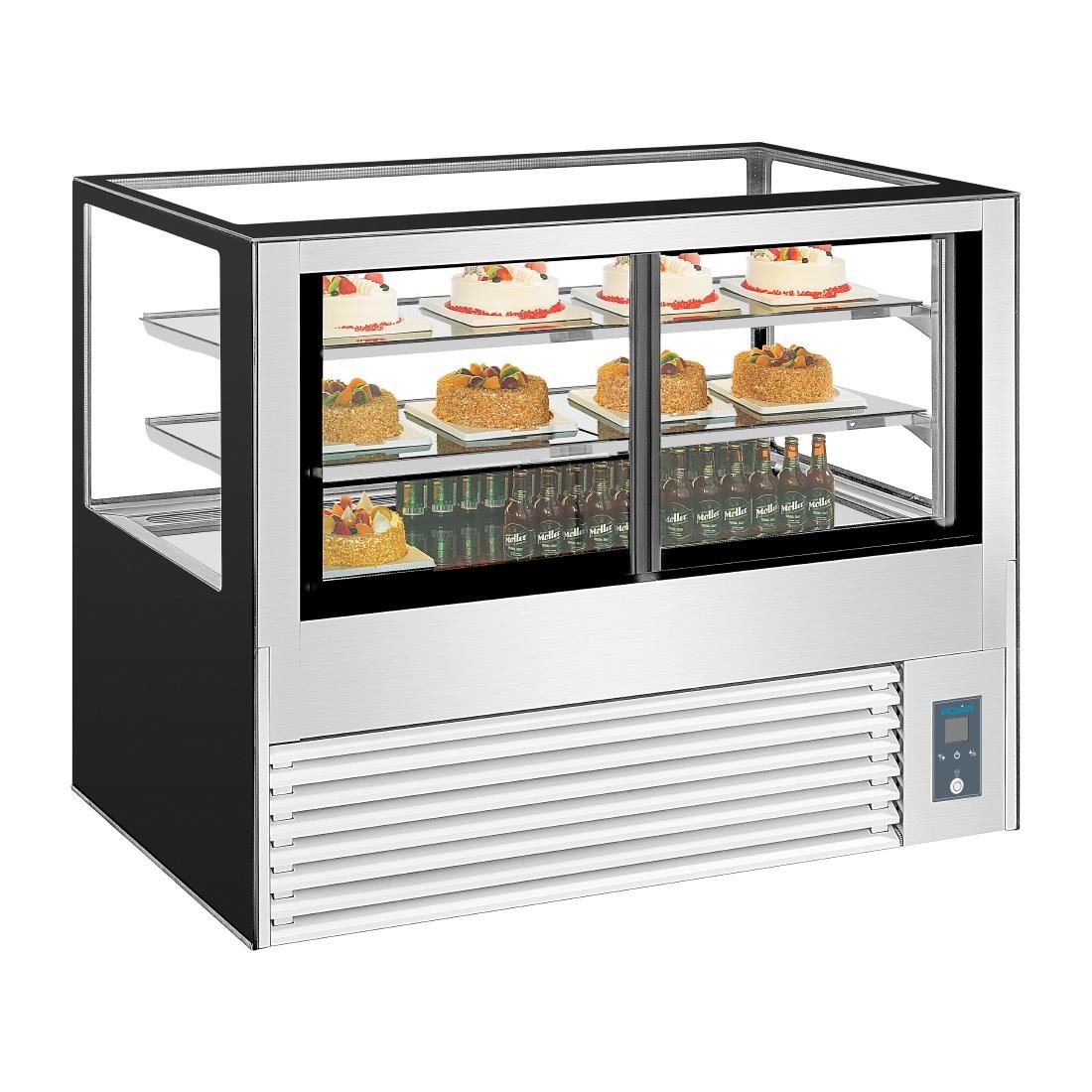 Vitrine à pâtisserie réfrigérée Polar Série U 485L