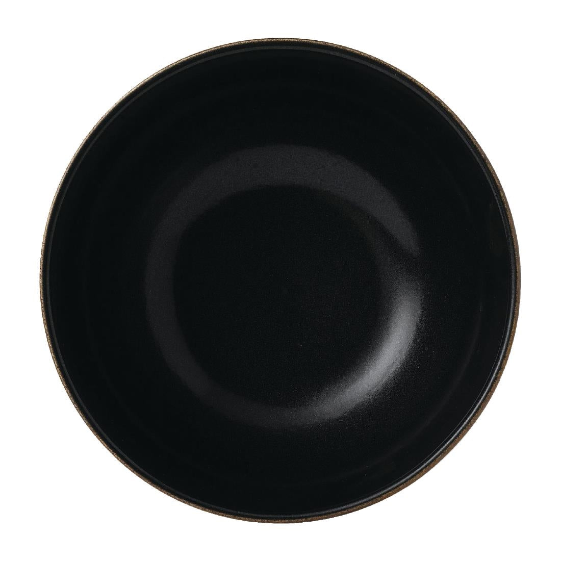 Bols à nouilles Churchill Nourish Cinnamon Brown deux tons 183mm (Lot de 6)