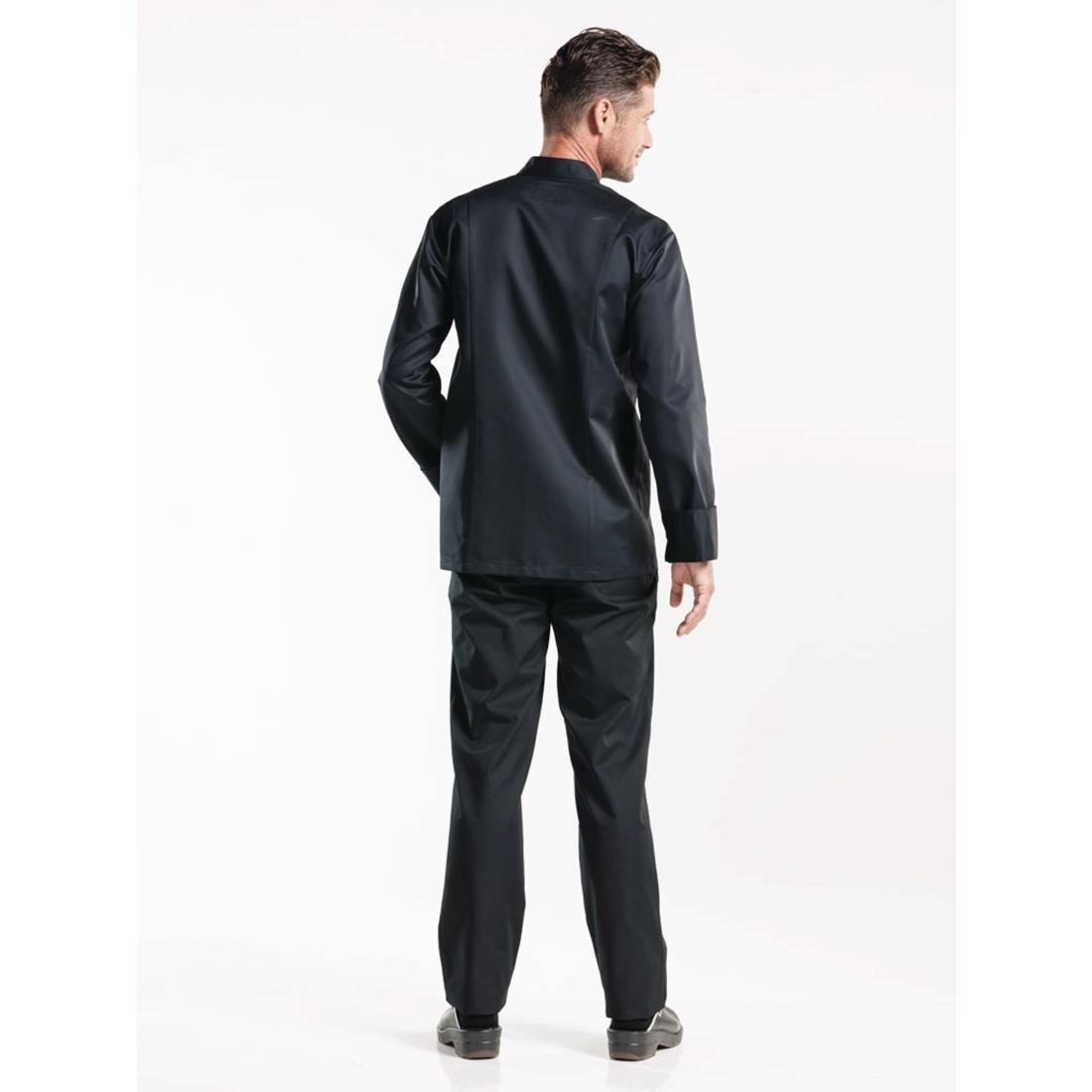 Veste de cuisine Chaud Devant Roma noire - Taille L