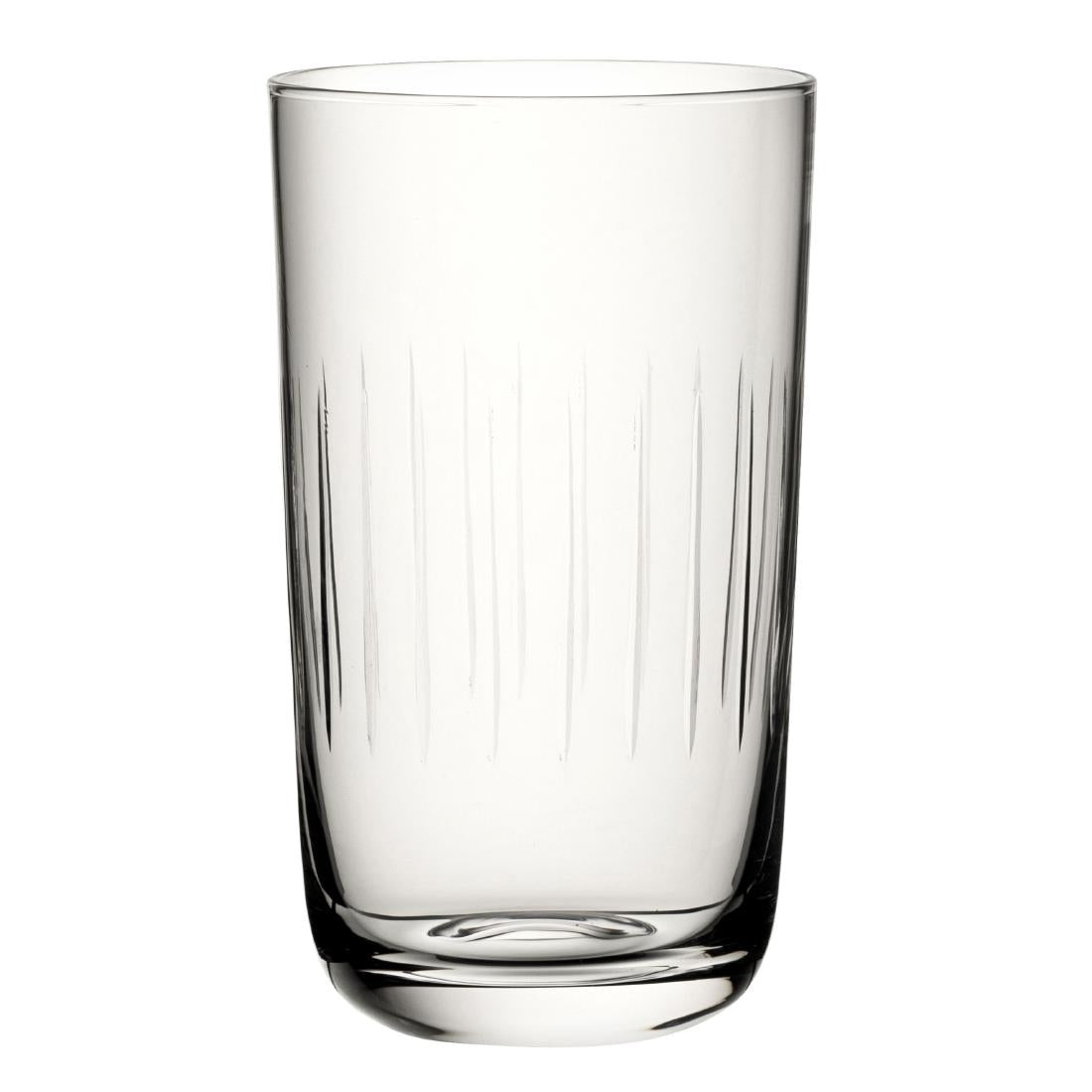 Verres hauts rainurés nid d'abeille Raffles Utopia 420ml (lot de 6)