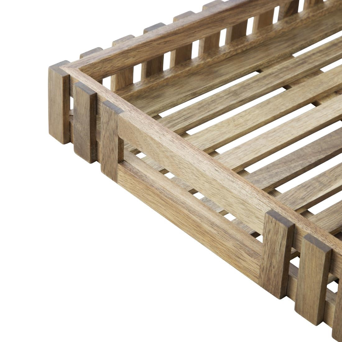 Petit casier en acacia Olympia 356x255mm