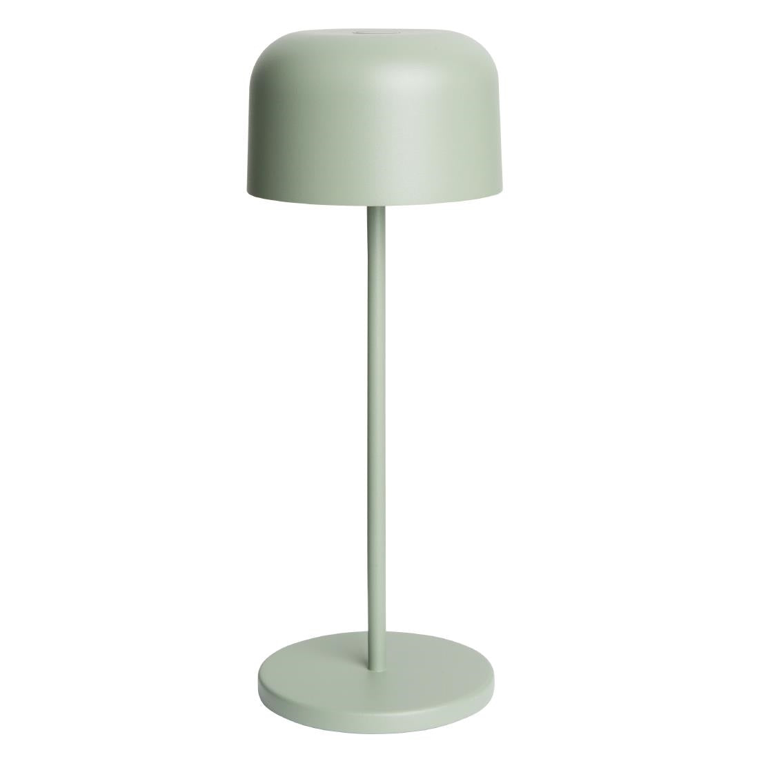 Lampe de table avec abat-jour rond Olympia Lucca verte 300mm