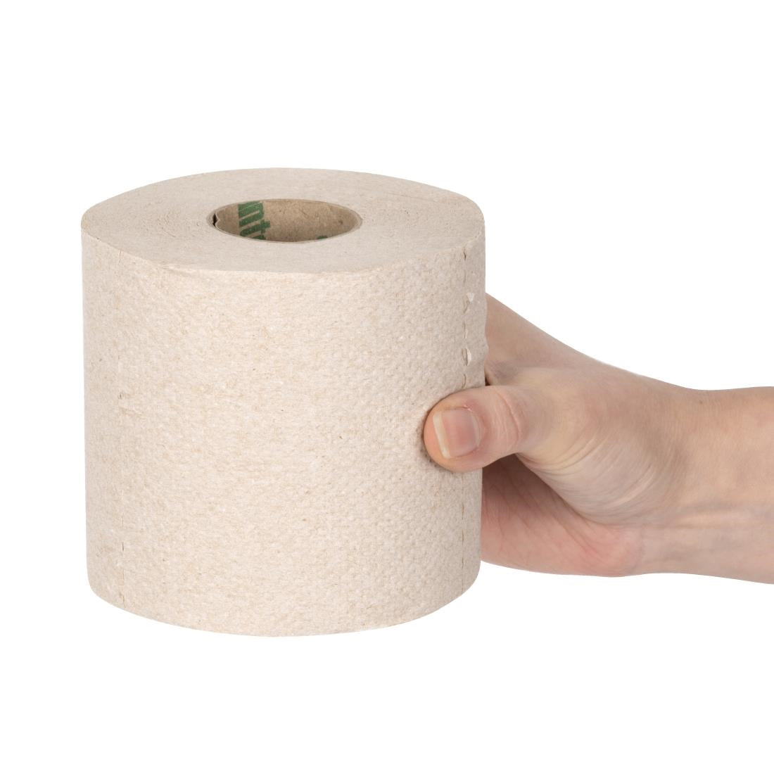 Rouleaux de papier toilette emballés Jantex Green 100 % recyclé 3 plis 260 feuilles (lot de 36)
