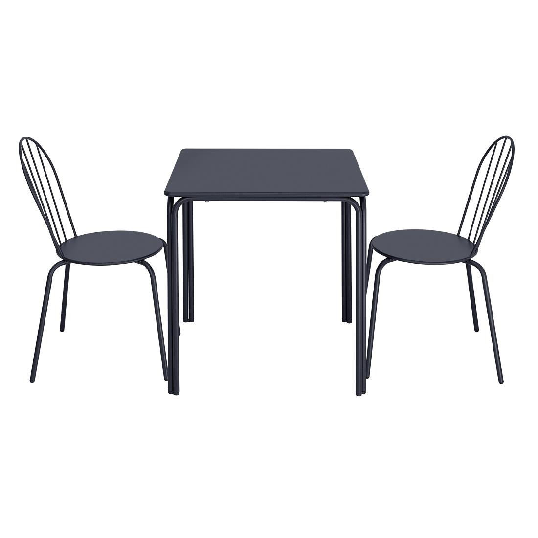 Chaises Bolero Adeline bleu - NISBETS
