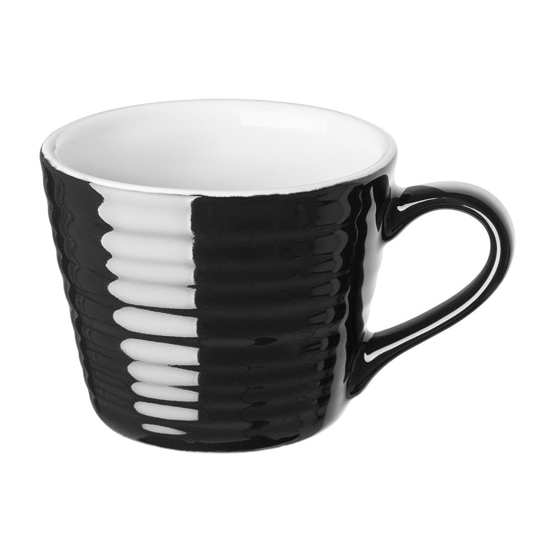 Mugs Aroma Olympia Café noirs 230ml (lot de 6)