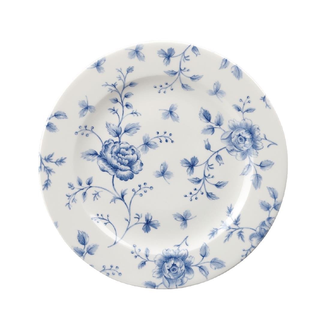 Assiettes plates Churchill Vintage Prague Rose Print 210mm (Lot de 6)