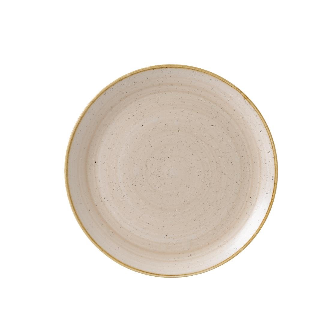 Assiettes rondes Churchill Stonecast Nutmeg Cream 324mm (Lot de 6)