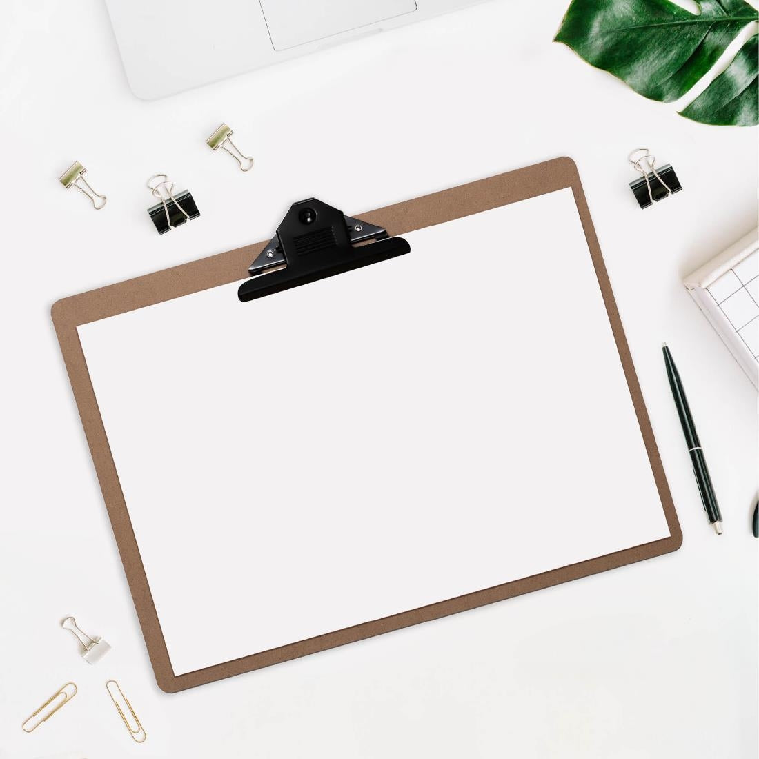 Porte-bloc panneau en fibre de bois Europel A4 paysage 297 x 210 mm