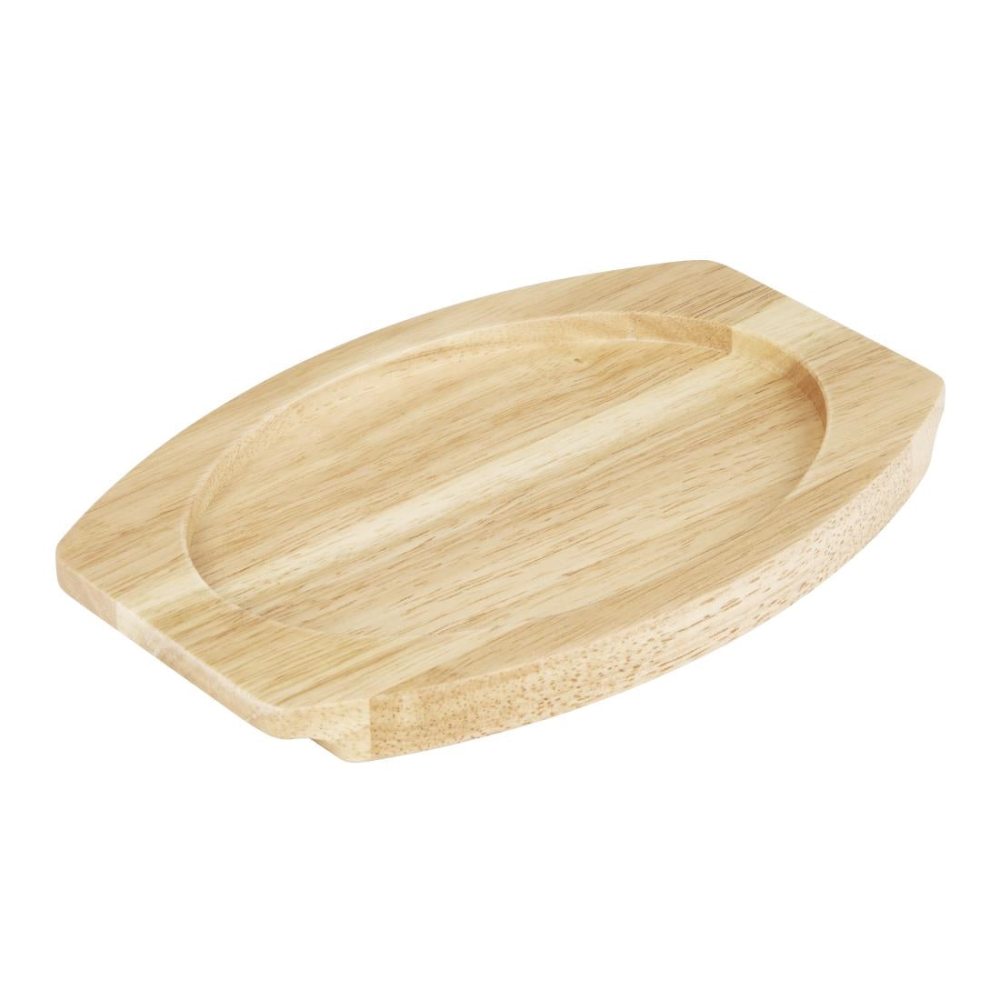 Planche en hévéa pour plat ovale en fonte Olympia 260x165mm pour FW817