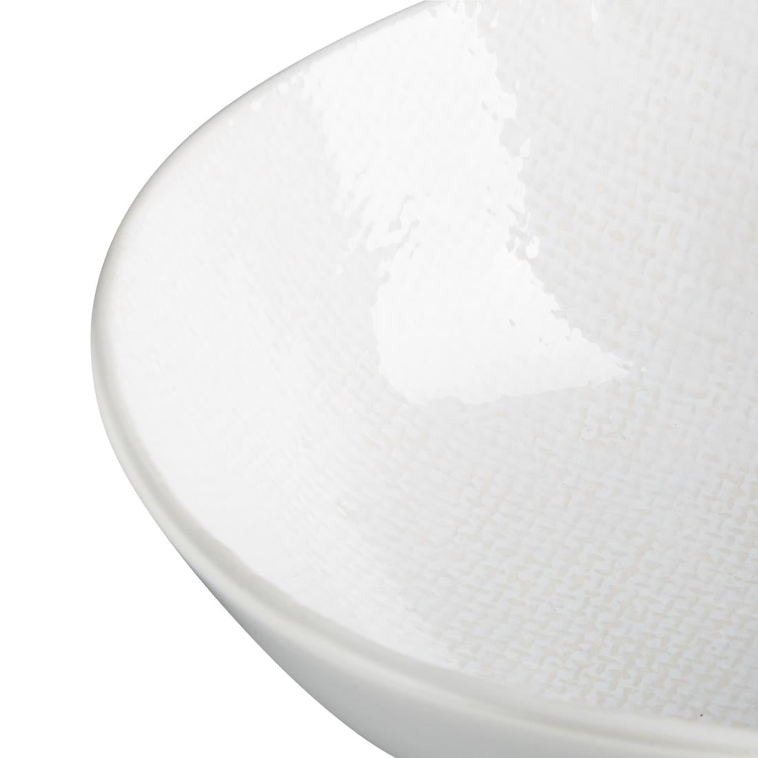 Bols plats Olympia Denim White 160 mm (lot de 6)