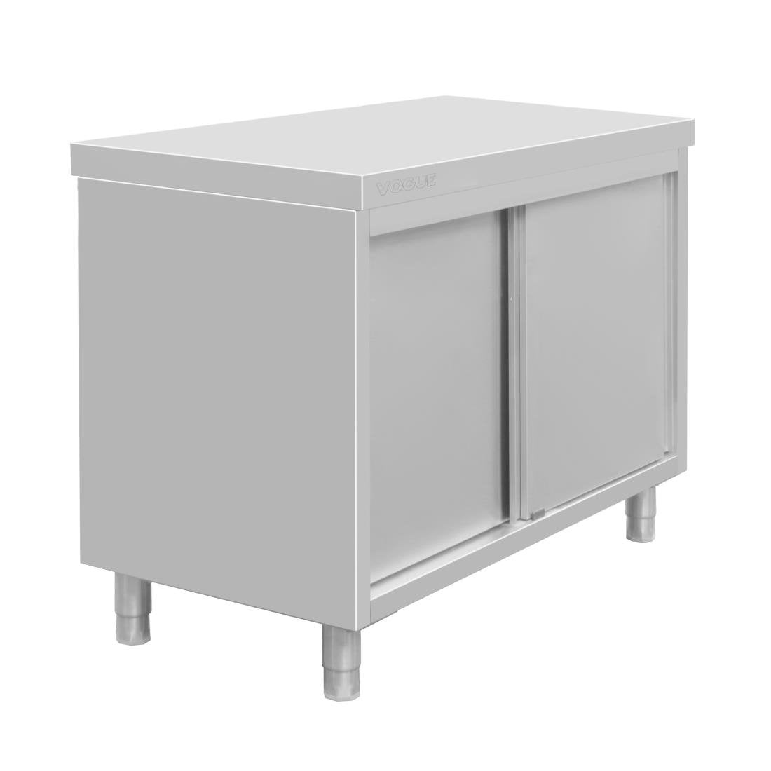 Armoire sur pieds en acier inoxydable Vogue 900x1200x600mm