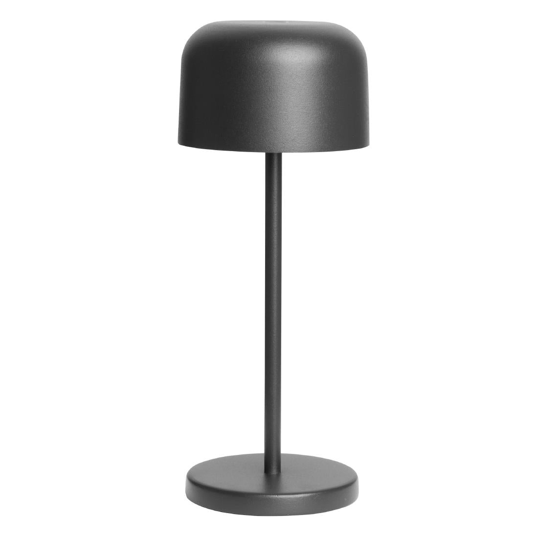 Lampe de table avec abat-jour rond Olympia Lucca noire 200mm