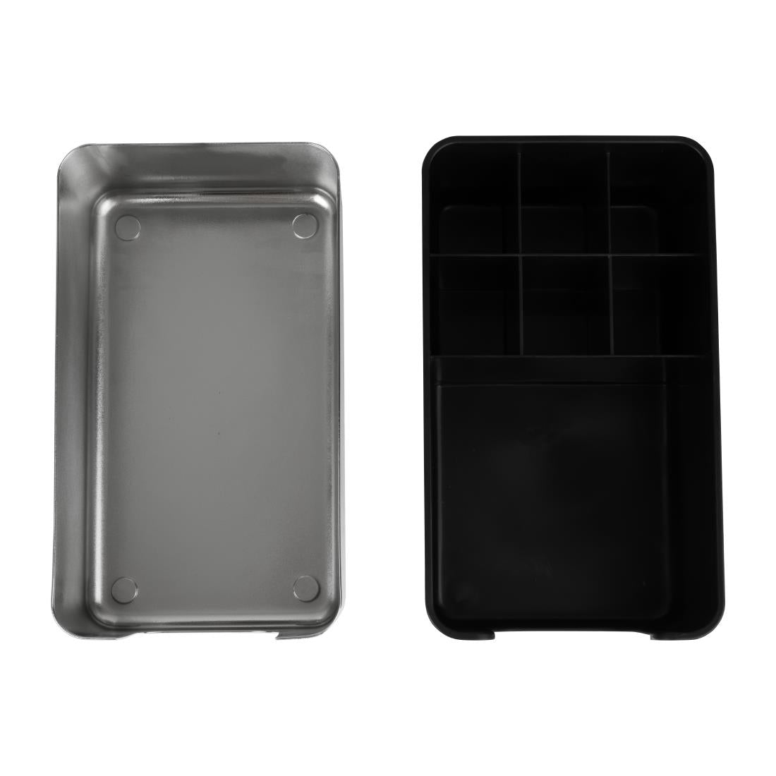 Rangement de bar chromé et ABS Olympia Kristallon