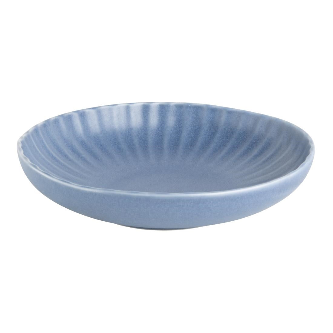 Assiettes calottes Olympia Corallite bleues 220mm (lot de 6)
