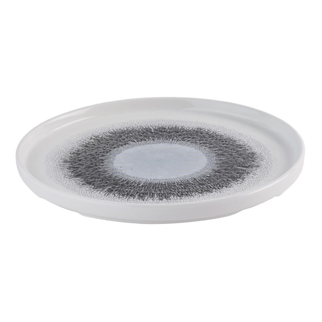 Assiettes avec rebord Churchill Studio Prints Fusion Black 260mm (Lot de 6)