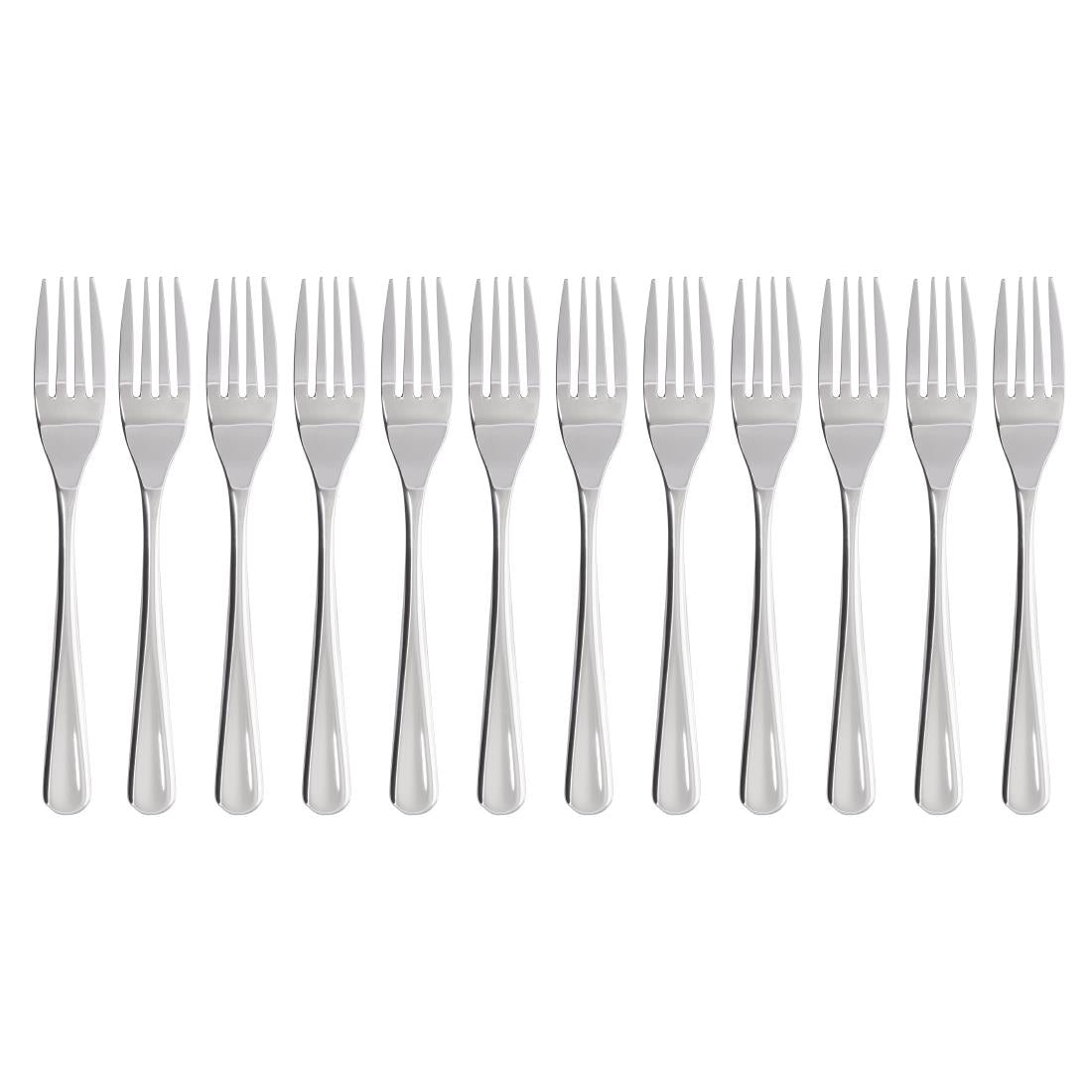 Fourchettes à dessert Olympia Roma (Lot de 12) - NISBETS