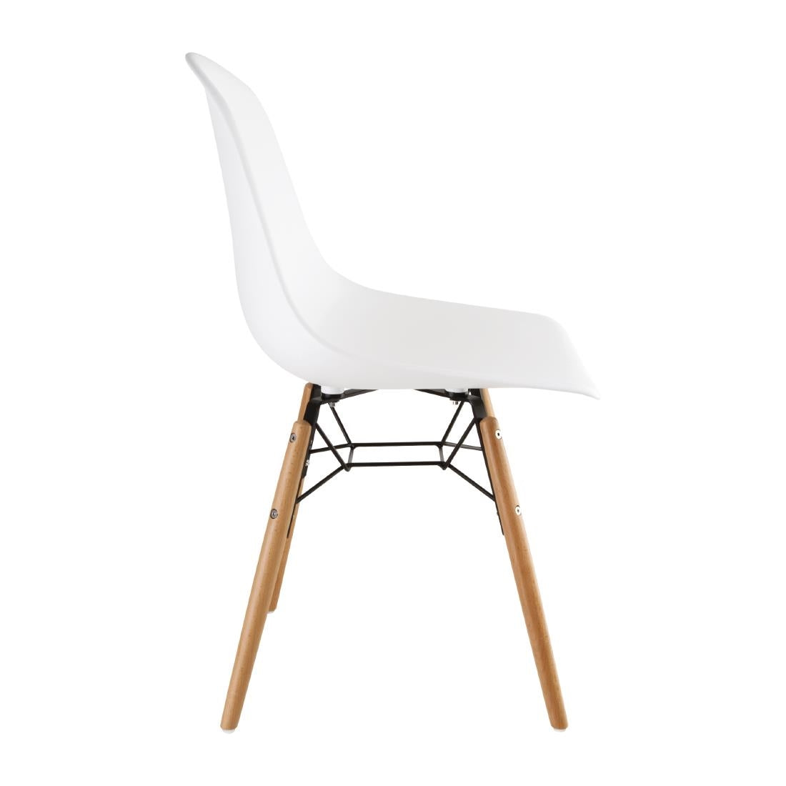 Chaise moulée PP avec structure métallique Arlo Bolero - NISBETS