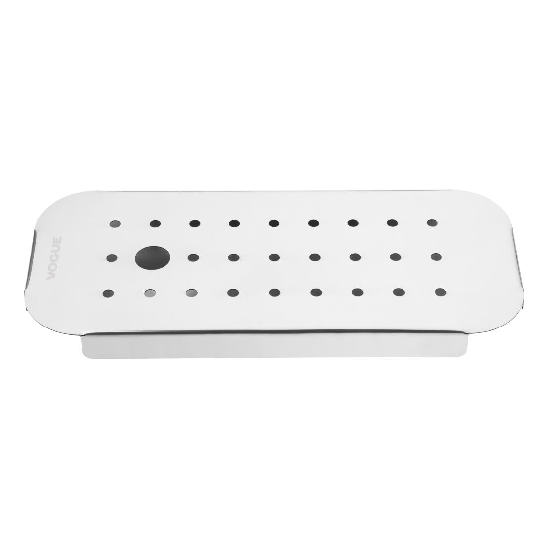 Égouttoir en acier inoxydable Vogue pour GN 1/3