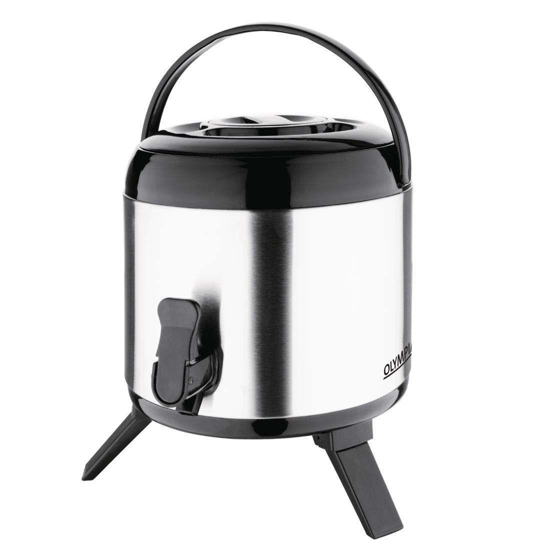 Distributeur de boissons en inox double paroi Olympia 6L