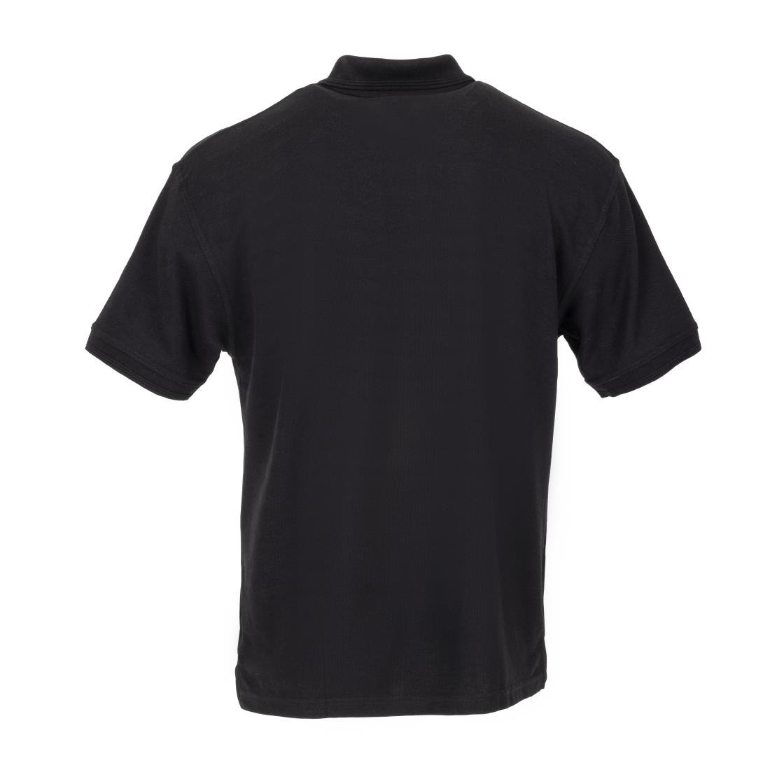 Polo mixte noir L - NISBETS