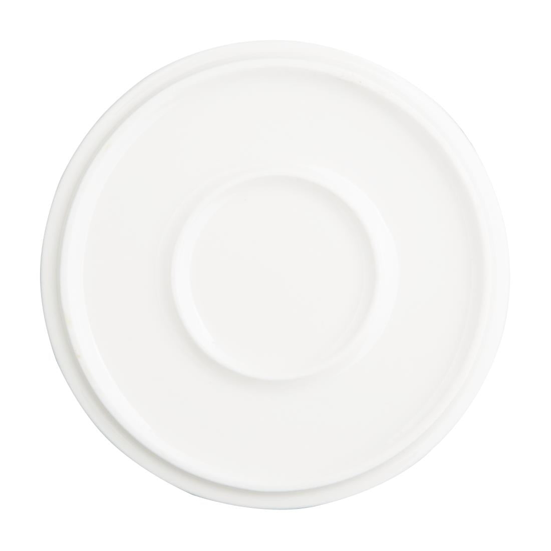 Soucoupes Olympia Fondant bleues 135mm (lot de 6) - NISBETS
