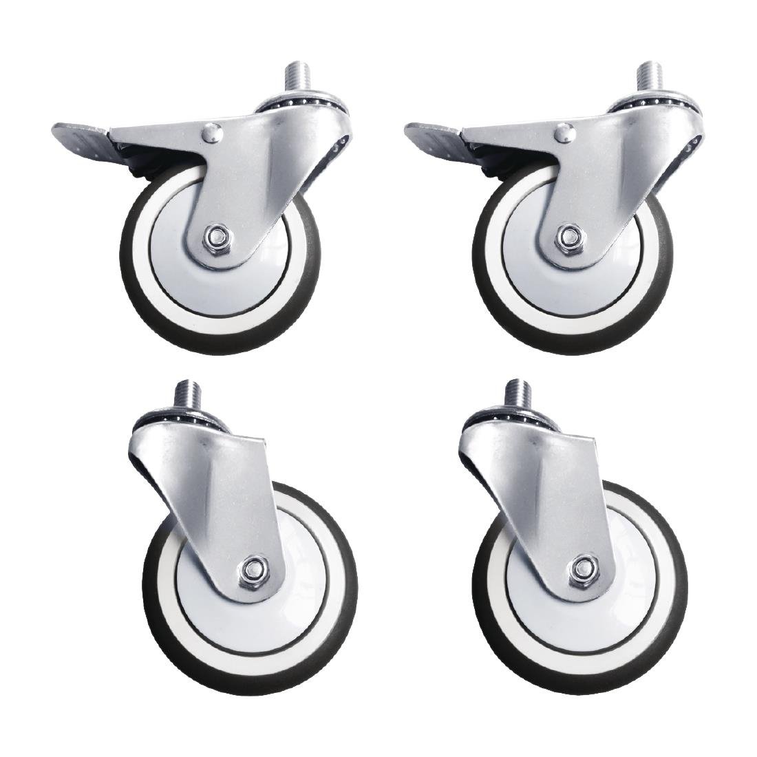 Buffalo jeu complet de roulettes (lot de 4) - NISBETS