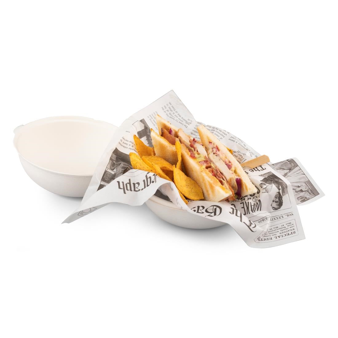 Papier ingraissable imprimé journal Sier Disposables 300 x 300mm (lot de 300)