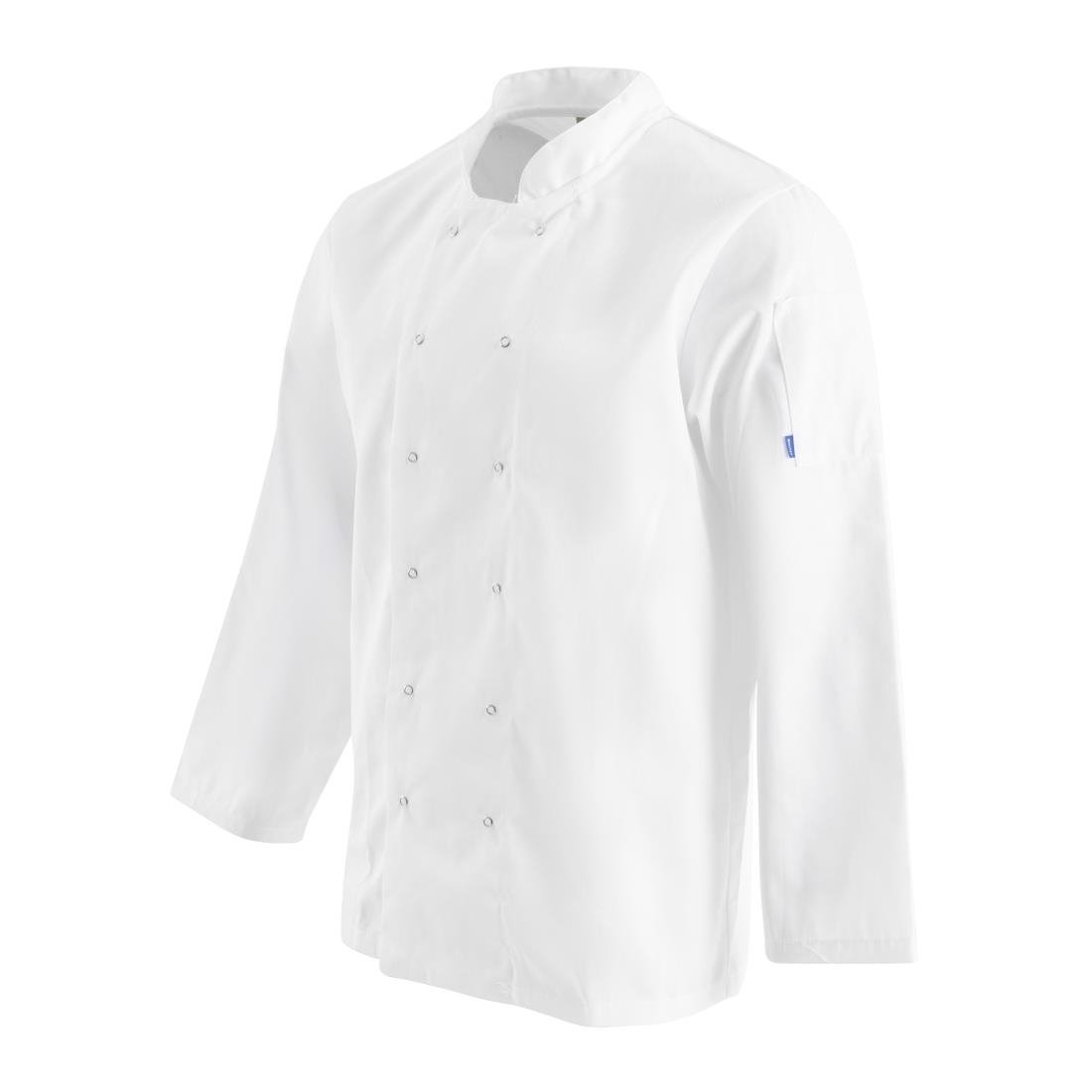 Veste de cuisine mixte Whites Vegas manches longues blanche - NISBETS