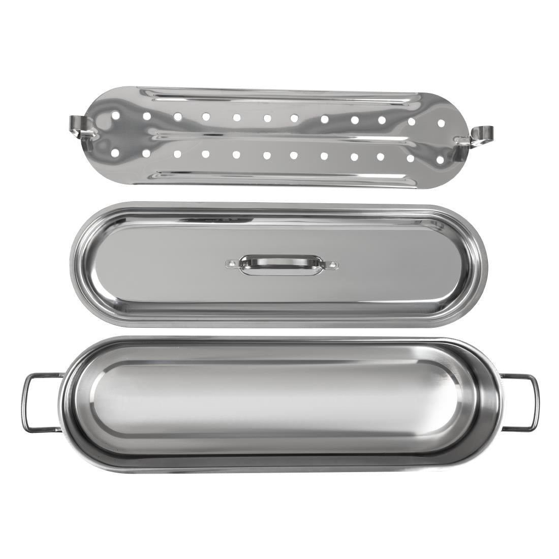 Poissonnière en acier inoxydable Kitchen Craft 29cm