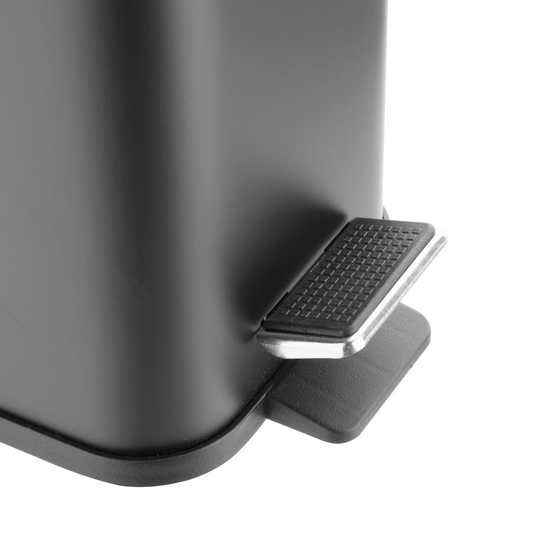 Poubelle de salle de bain slim Jantex noire 5L