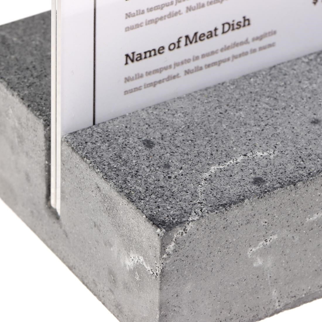 Présentoir de table Europel A5 polystone anthracite