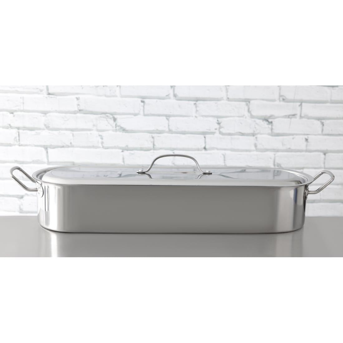 Poissonnière en acier inoxydable Kitchen Craft 29cm