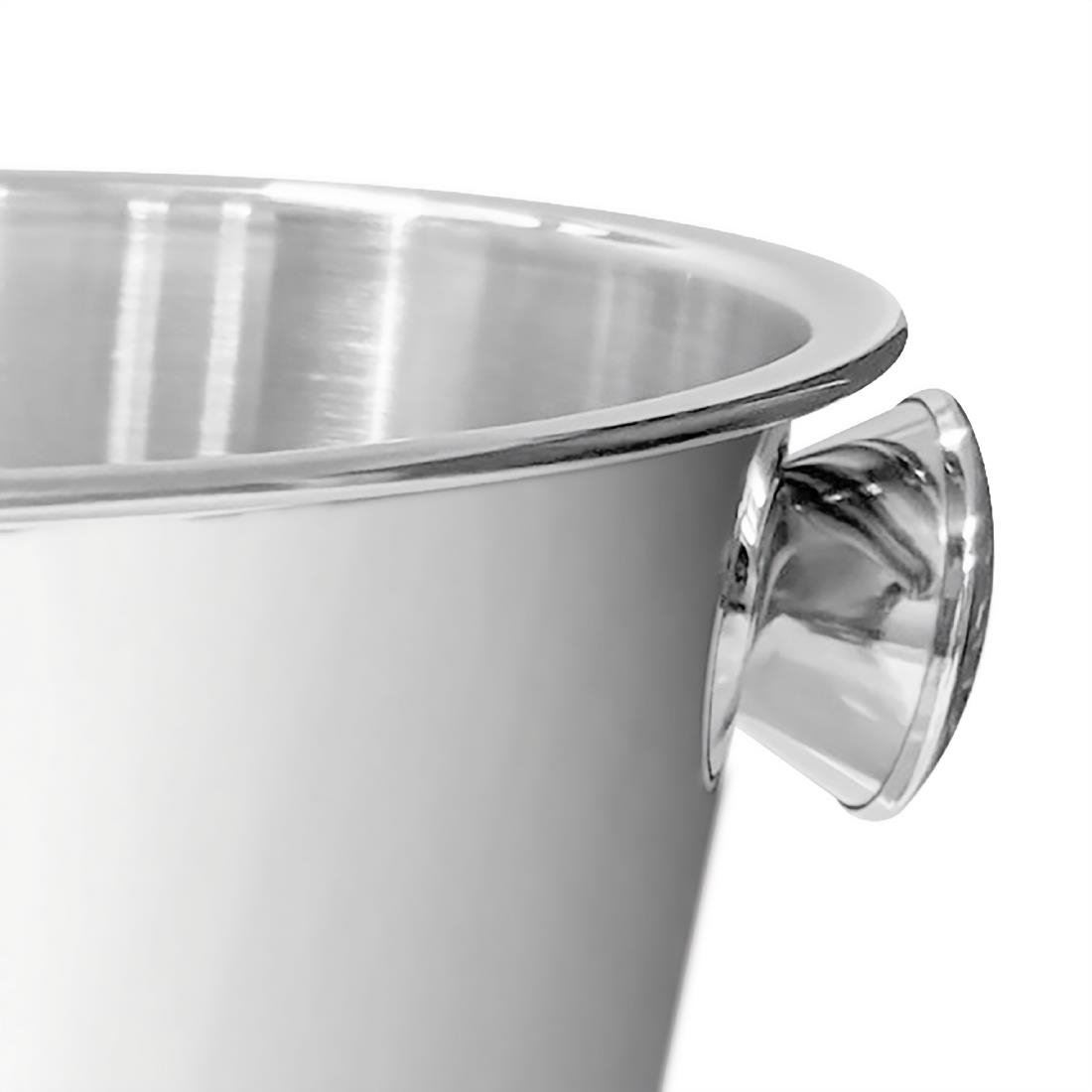 Seau à vin et champagne en acier inoxydable Nisbets Essentials - NISBETS