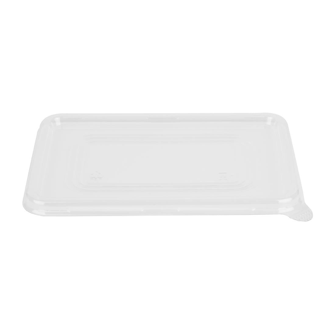Couvercles PET Fiesta Recyclable pour barquettes en bagasse (lot de 100)