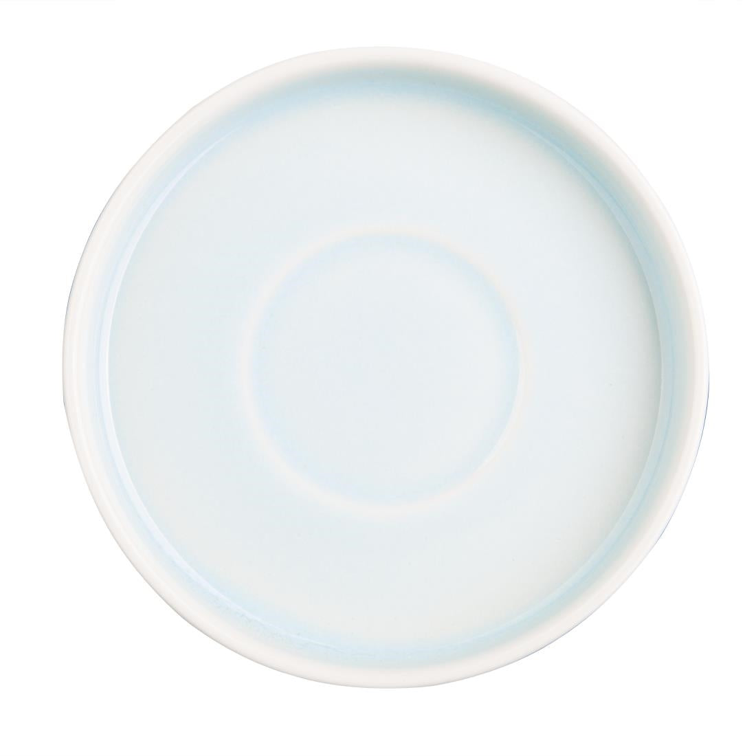 Soucoupes Olympia Fondant bleues 135mm (lot de 6) - NISBETS