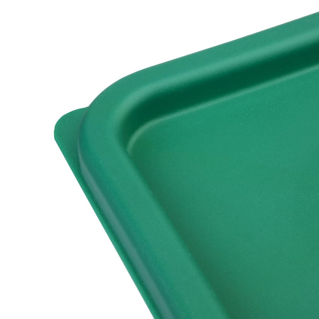 Couvercle carré vert grand Hygiplas - NISBETS