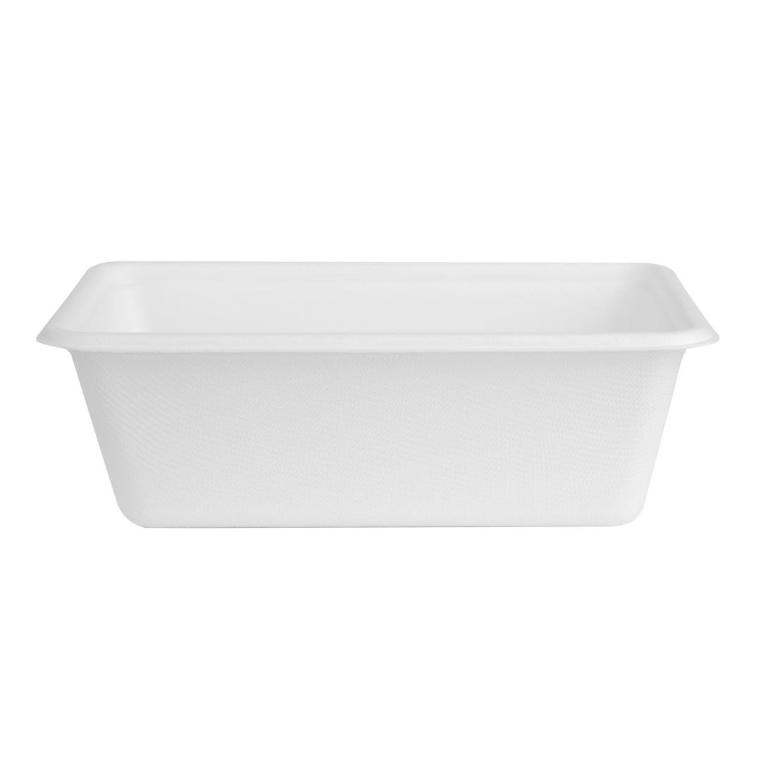 Barquettes alimentaires en bagasse Fiesta Compostable 800ml (lot de 100)