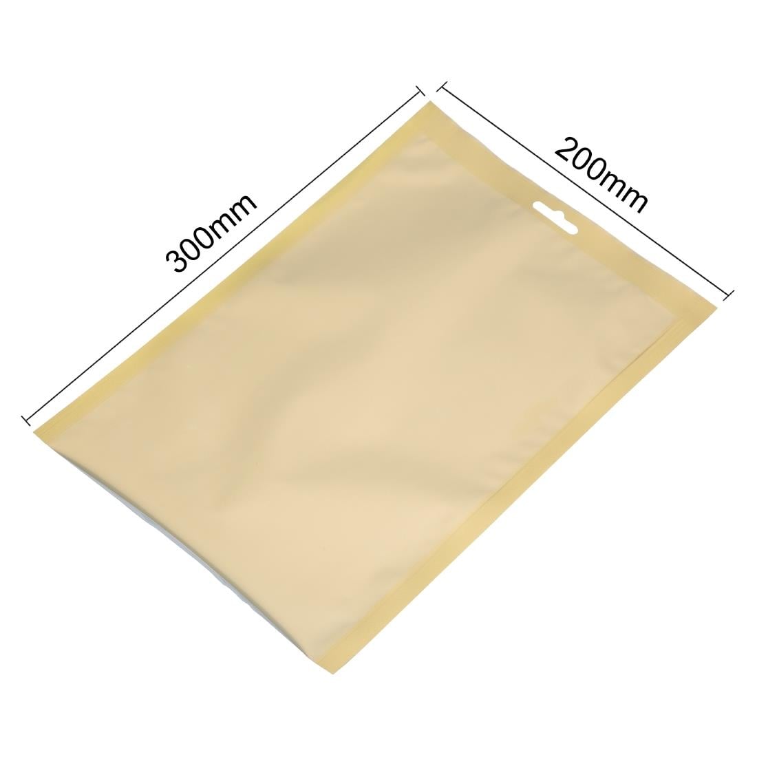 Sacs sous vide lisses dorés Vogue - NISBETS
