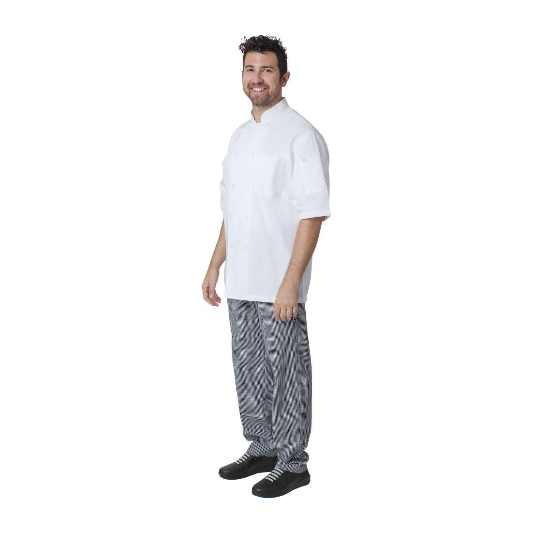Veste de cuisine mixte blanche Cool Vent Chef Works Montreal - Taille XS