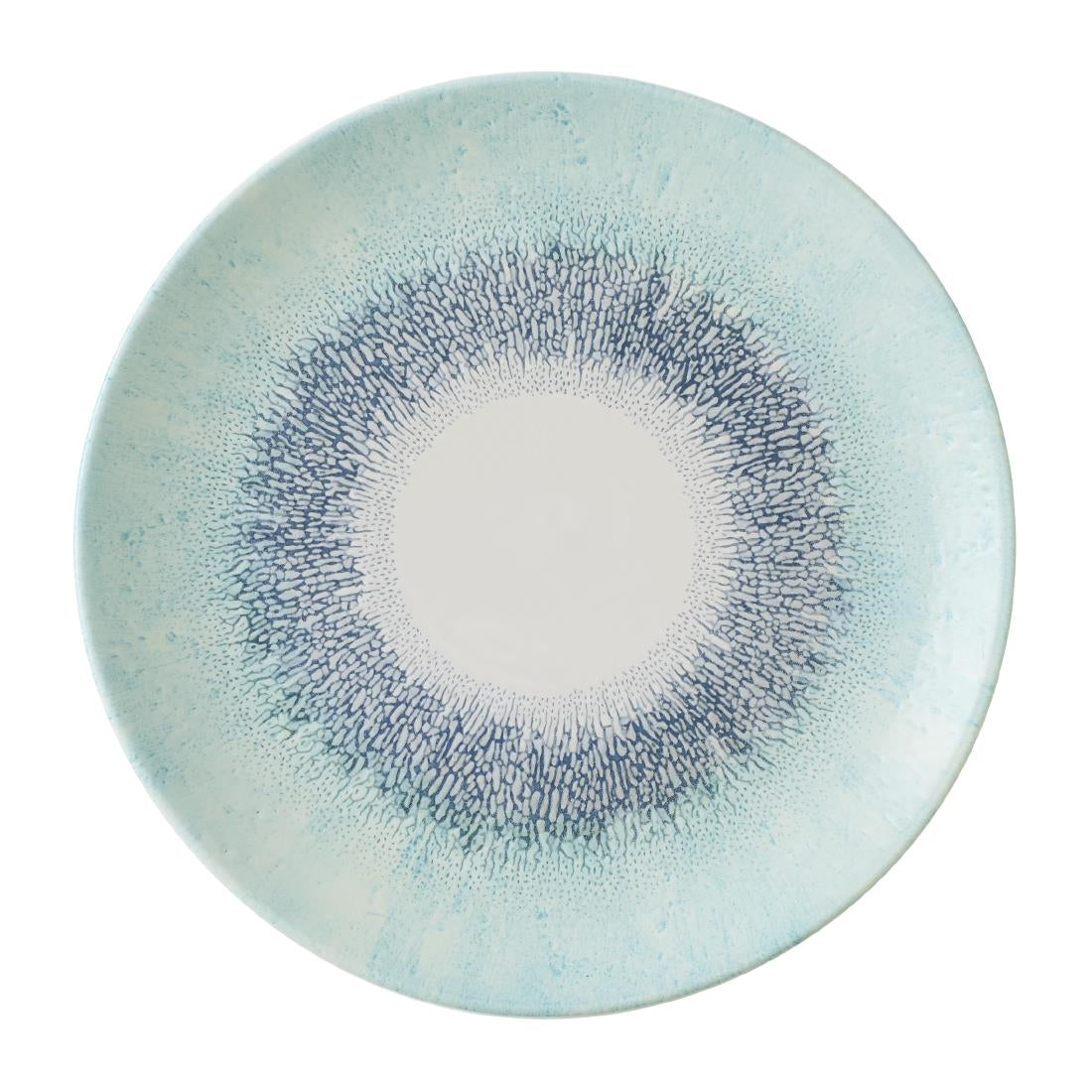 Assiettes rondes Churchill Studio Prints Fusion Blue 260mm (Lot de 12)