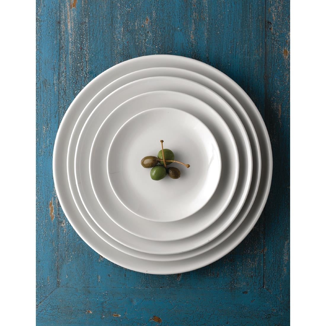 Assiettes rondes Churchill Evolve White 165mm (Lot de 12) - NISBETS