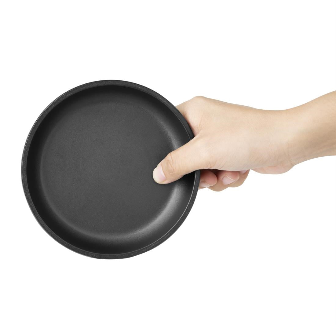 Assiettes coupes en mélamine Fusion Kristallon Olympia 130 x 30mm (Lot de 6)