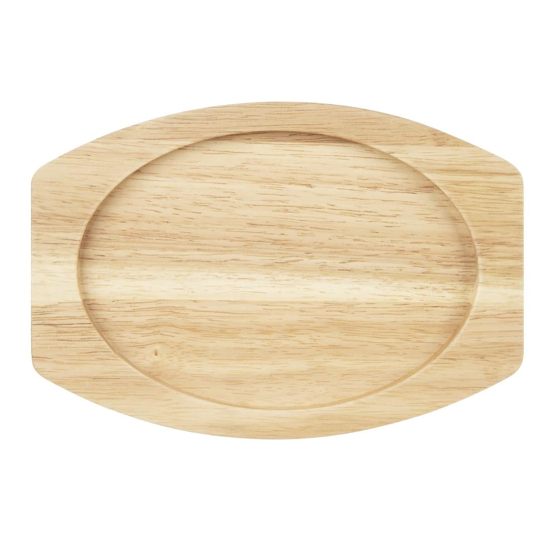 Planche en hévéa pour plat ovale en fonte Olympia 260x165mm pour FW817