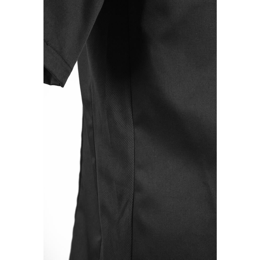 Veste col officier Southside noire - NISBETS