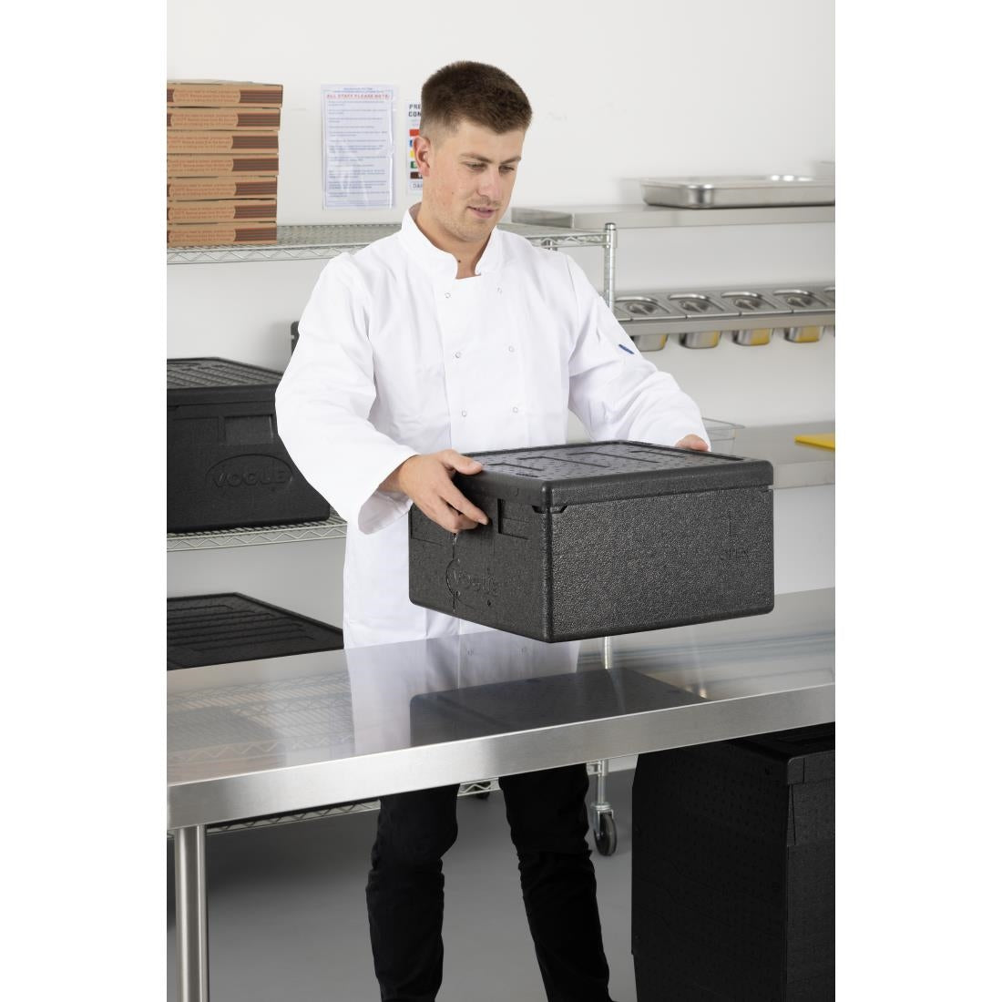 Conteneur pour 4 pizza isotherme EPP Vogue 2L