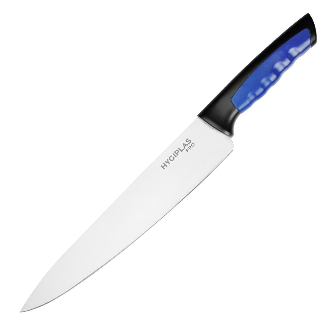 Couteau de cuisine Hygiplas Pro bleu 25cm - NISBETS