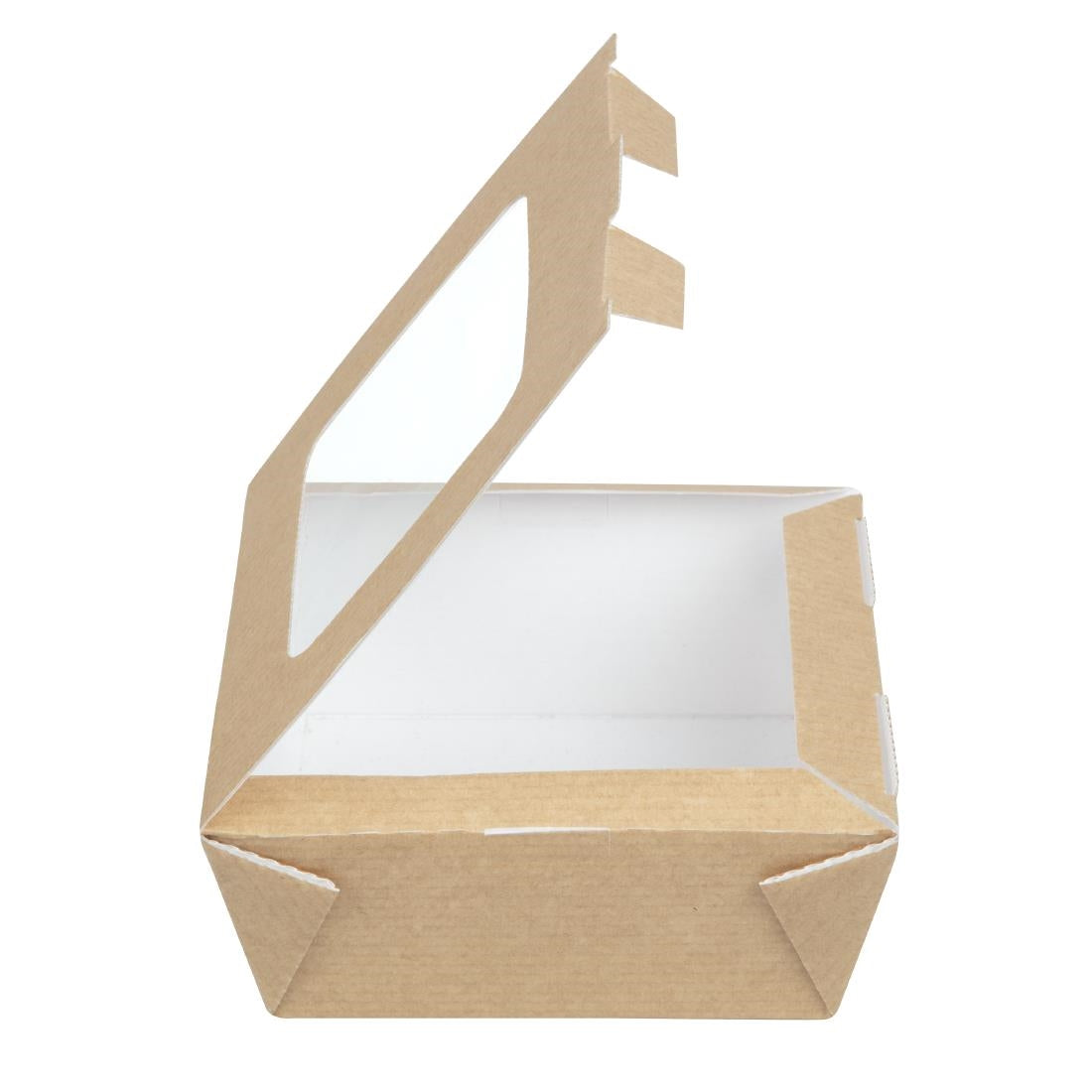 Boîtes alimentaires moyennes en carton avec fenêtre recyclables Huhtamaki 1070ml (lot de 270) - NISBETS