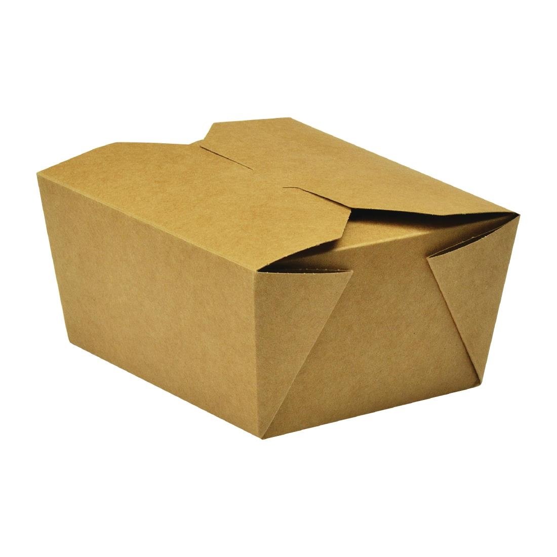 Boîtes alimentaires en carton compostable Vegware No.1 700ml (lot de 450) - NISBETS